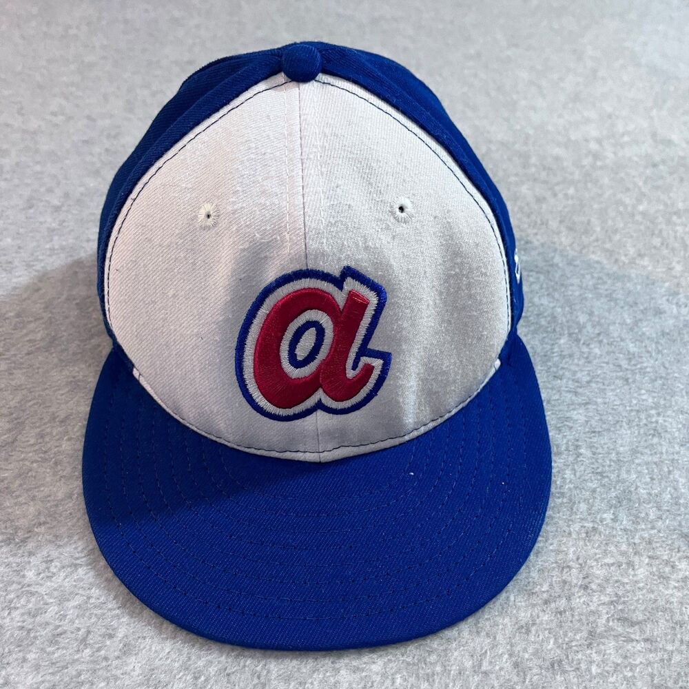 Atlanta Braves MLB Official On-Field Cap Authentic Collection New Era Retro A